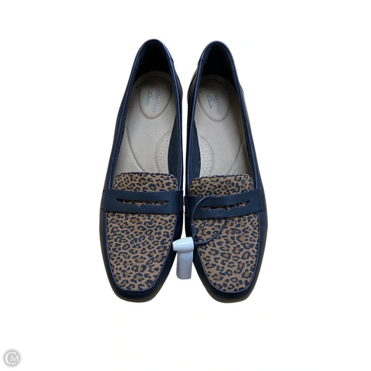 Shoes Heels Block By Clarks In Animal Print, Size: 9.5