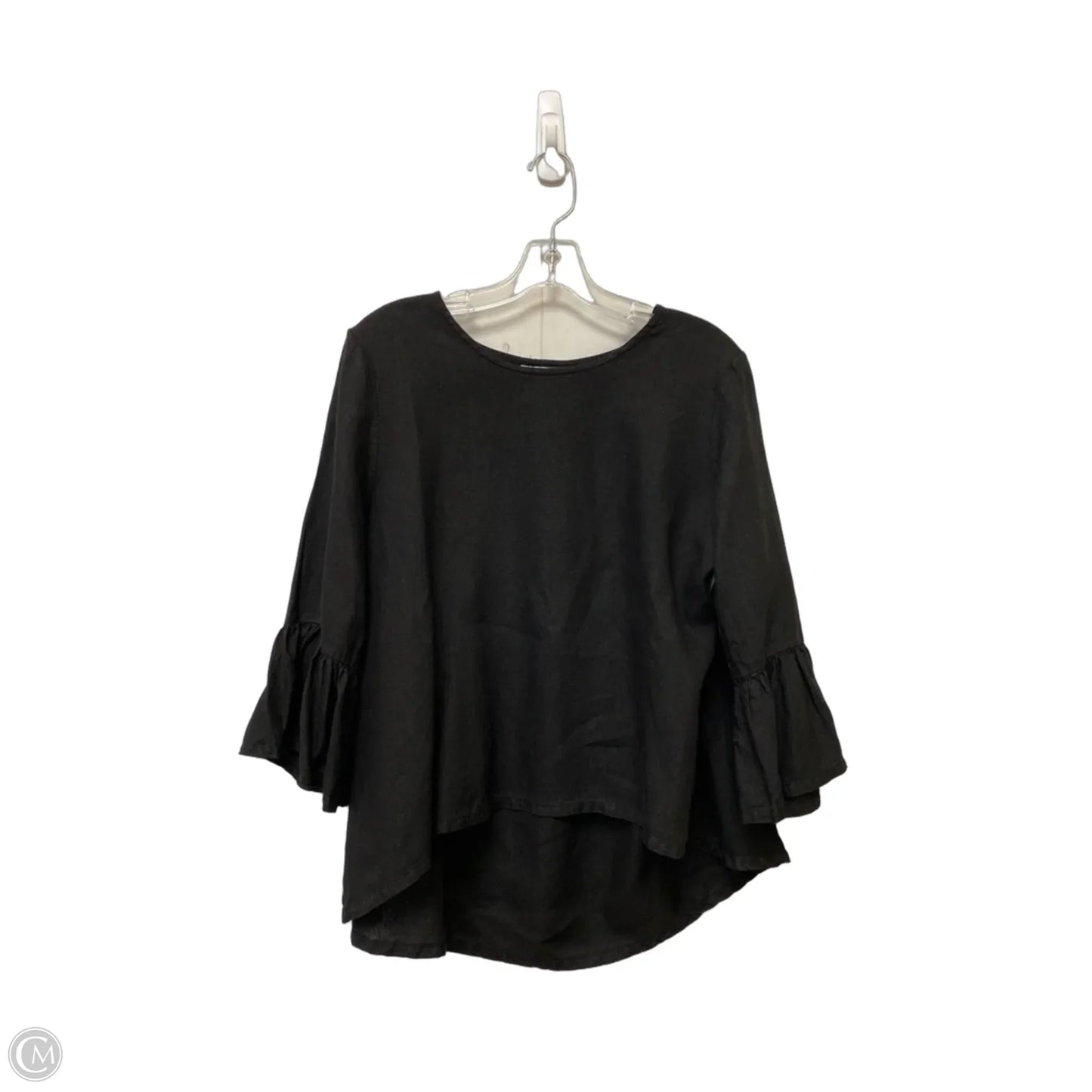 Top 3/4 Sleeve By Bryn Walker In Black, Size: S