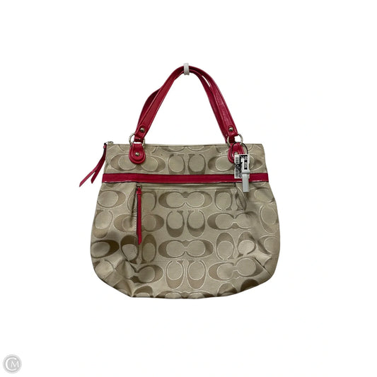 Handbag Designer By Coach, Size: Large