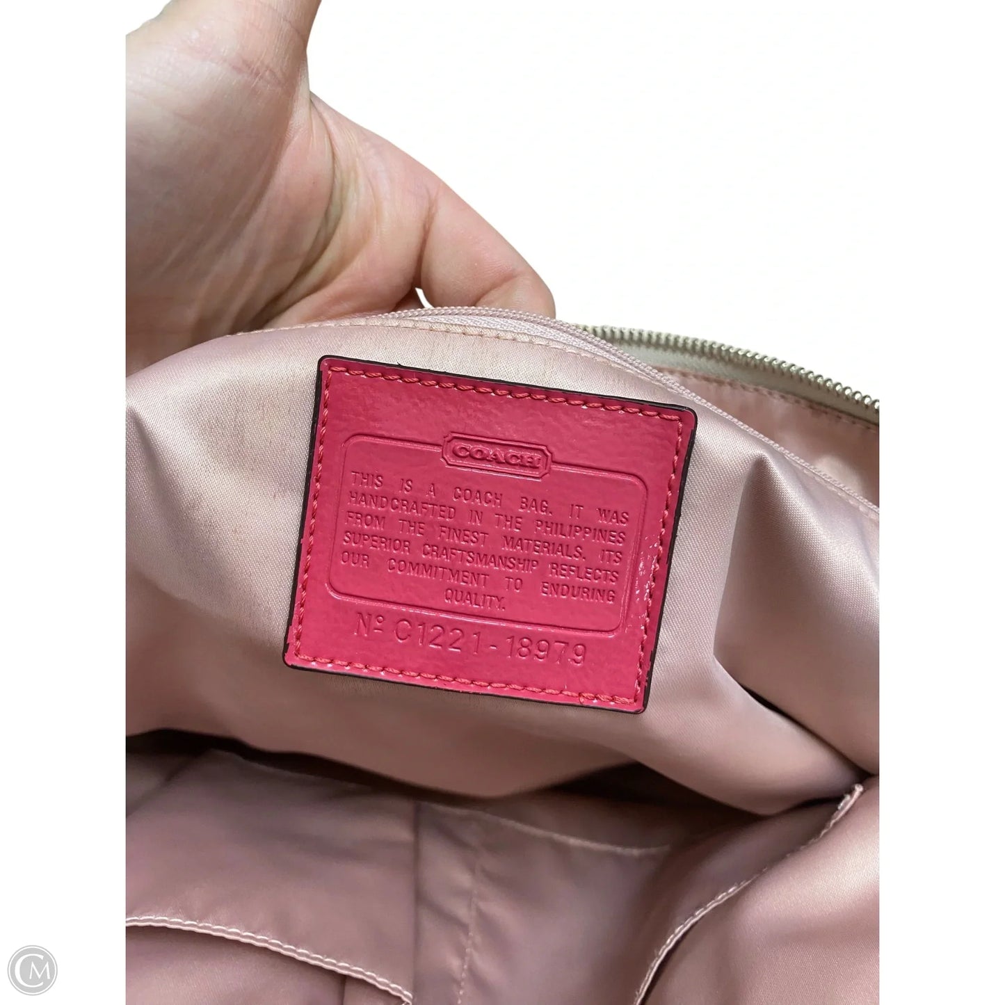 Handbag Designer By Coach, Size: Large