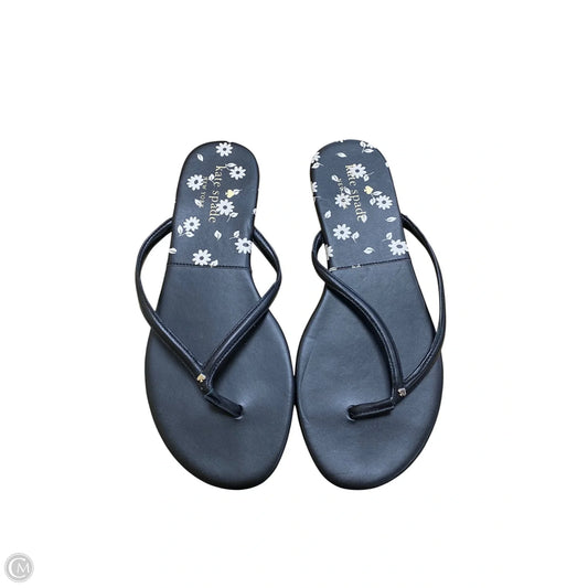Sandals Designer By Kate Spade In Black, Size: 7
