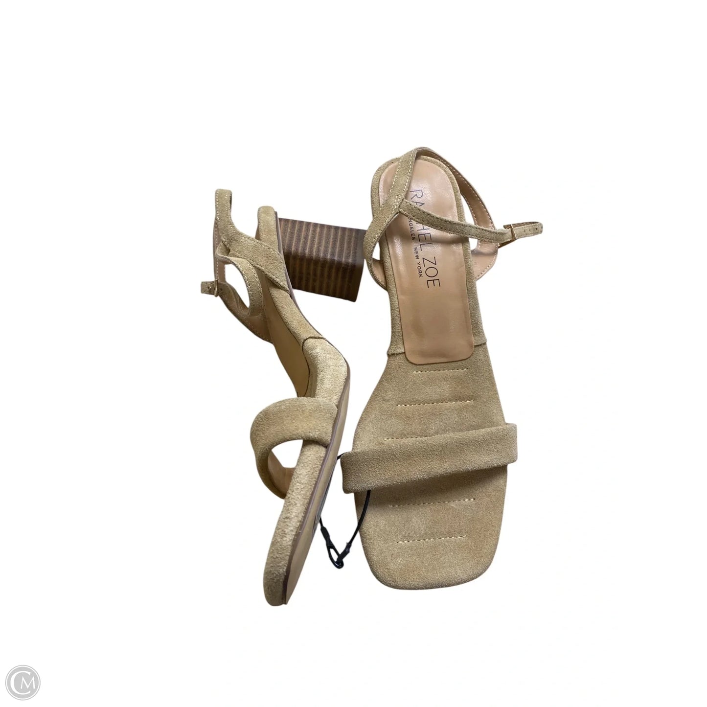 Sandals Heels Block By Rachel Zoe In Tan, Size: 8