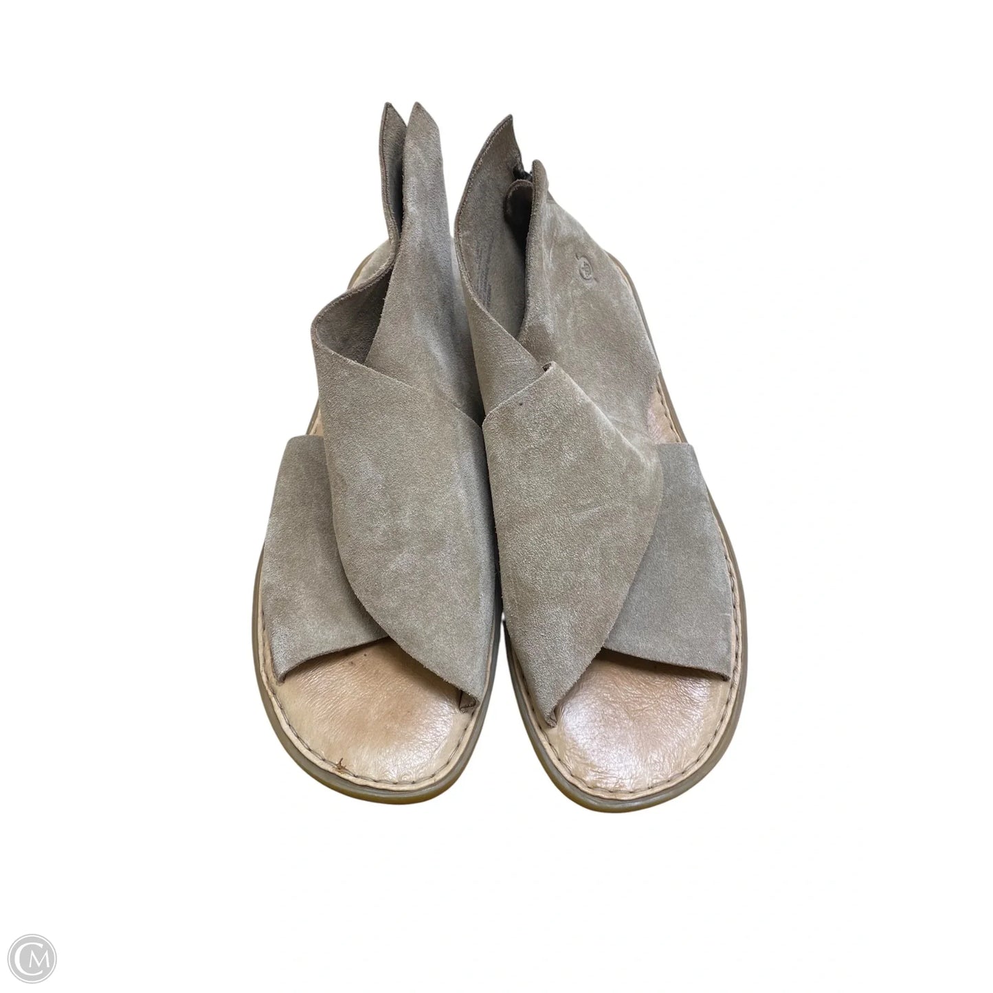 Sandals Flats By Born In Tan, Size: 8