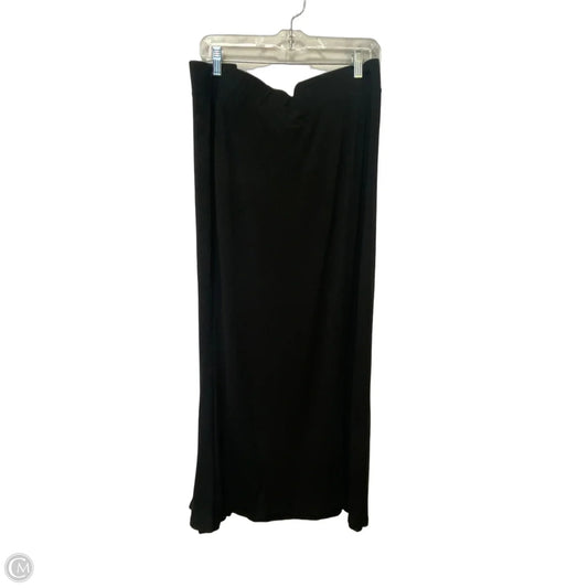 Skirt Maxi By Jessica London In Black, Size: 4x
