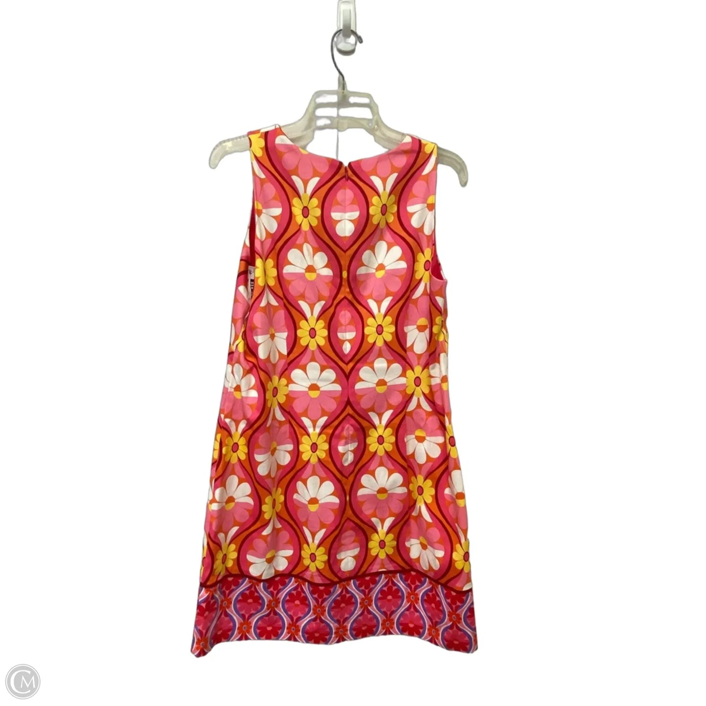 Dress Casual Midi By London Times In Pink & Red, Size: L