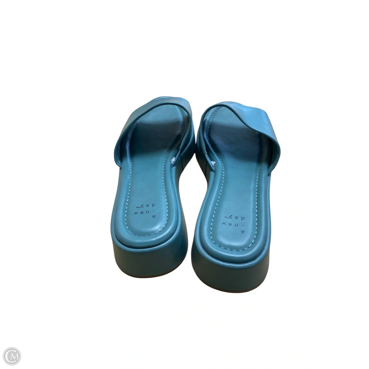 Sandals Flats By A New Day In Blue, Size: 9.5