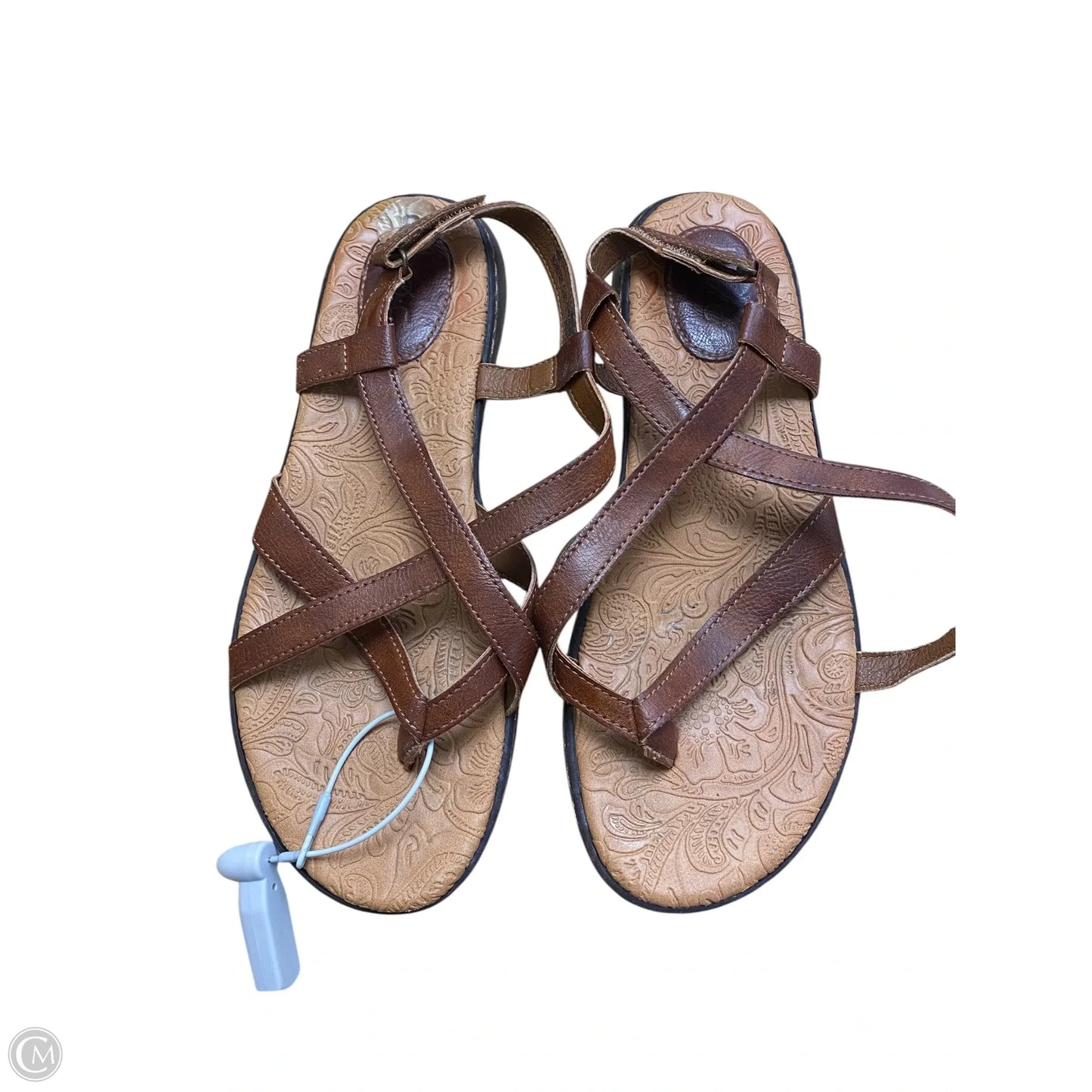 Sandals Flats By Born In Brown, Size: 8