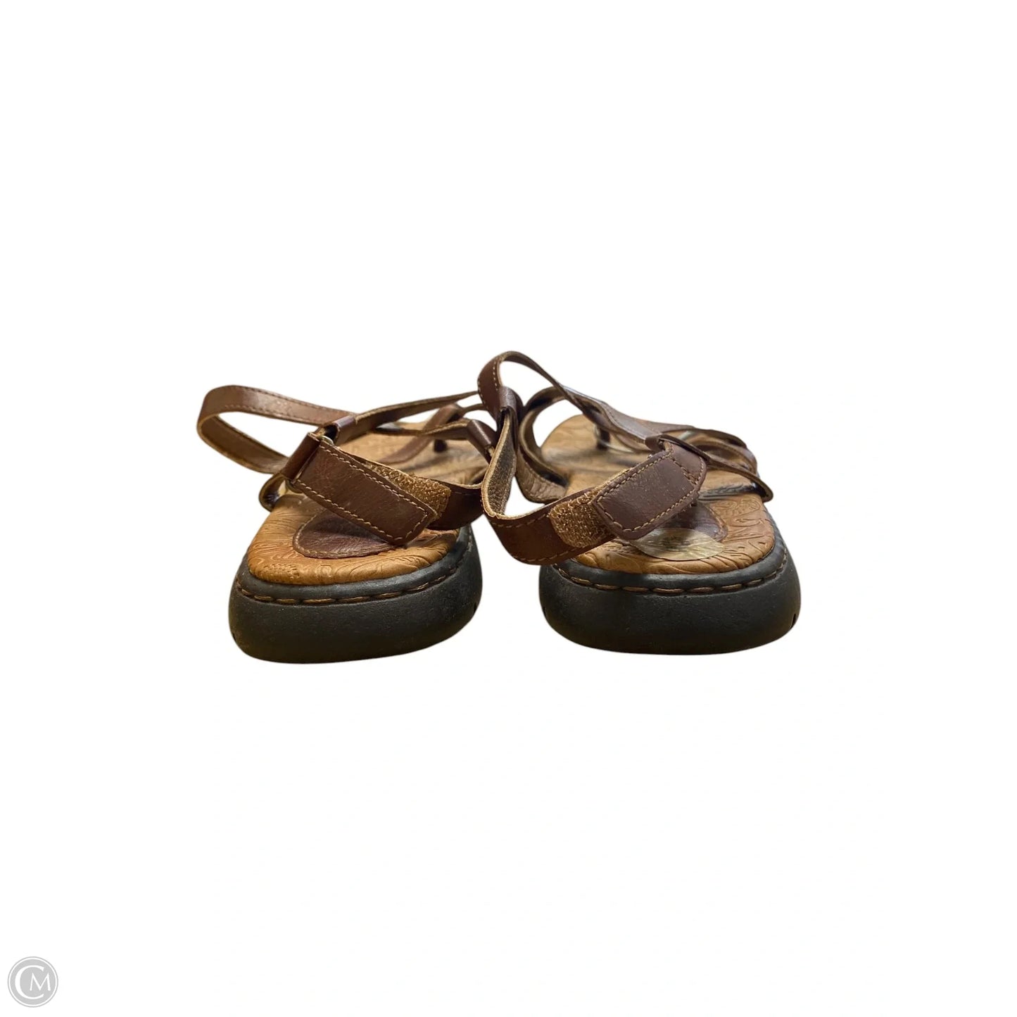 Sandals Flats By Born In Brown, Size: 8