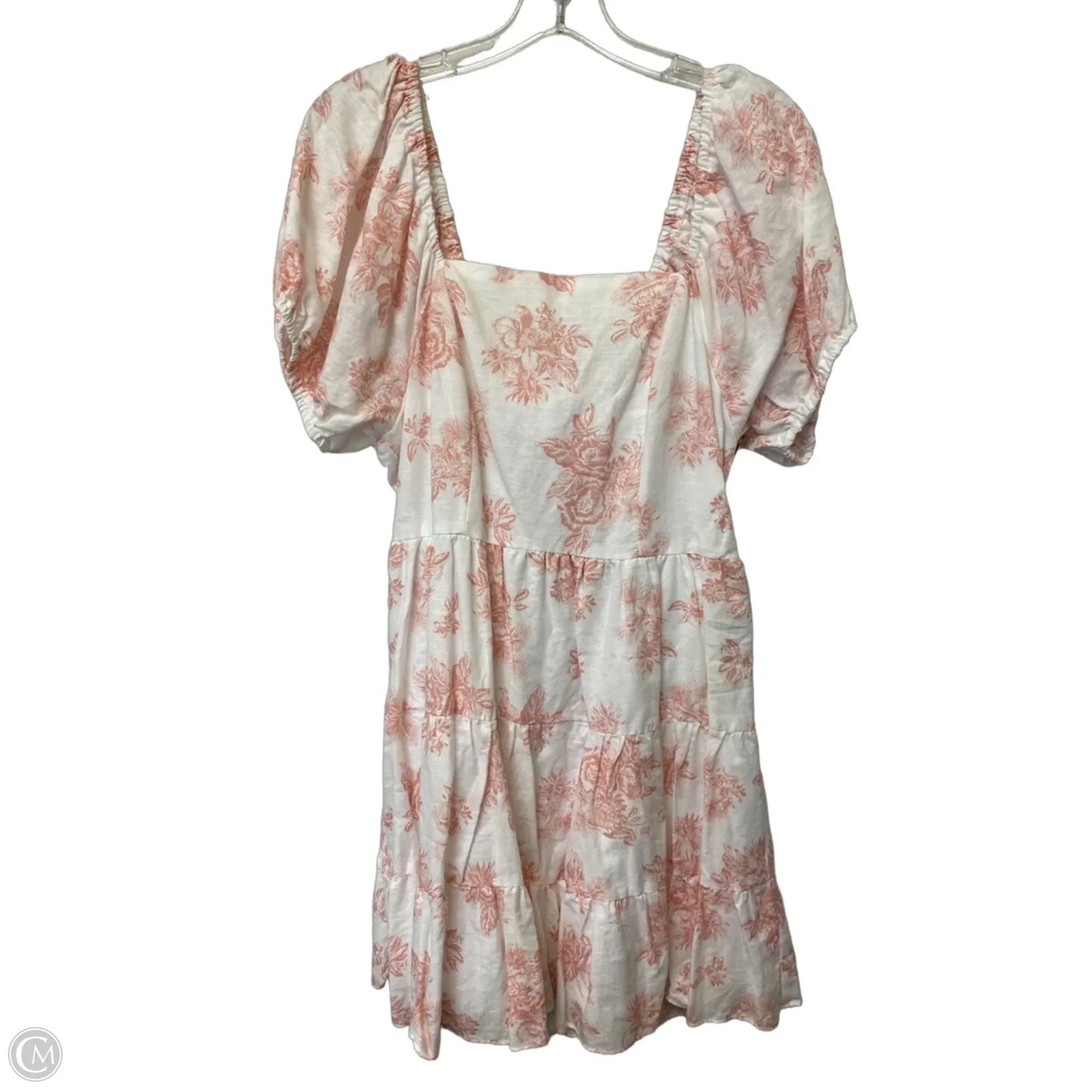 Dress Casual Short By Chelsea And Violet In Pink & White, Size: L