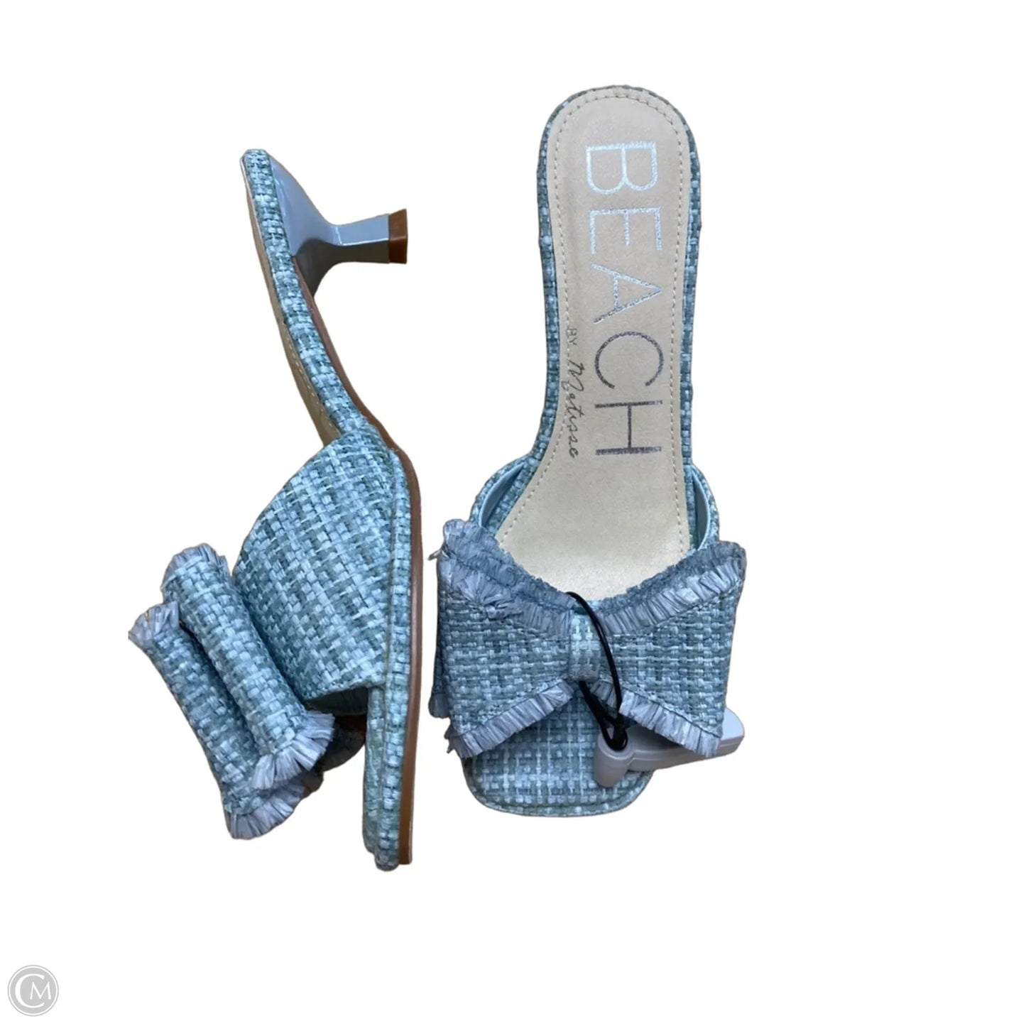 Sandals Heels Kitten By Matisse In Blue, Size: 9