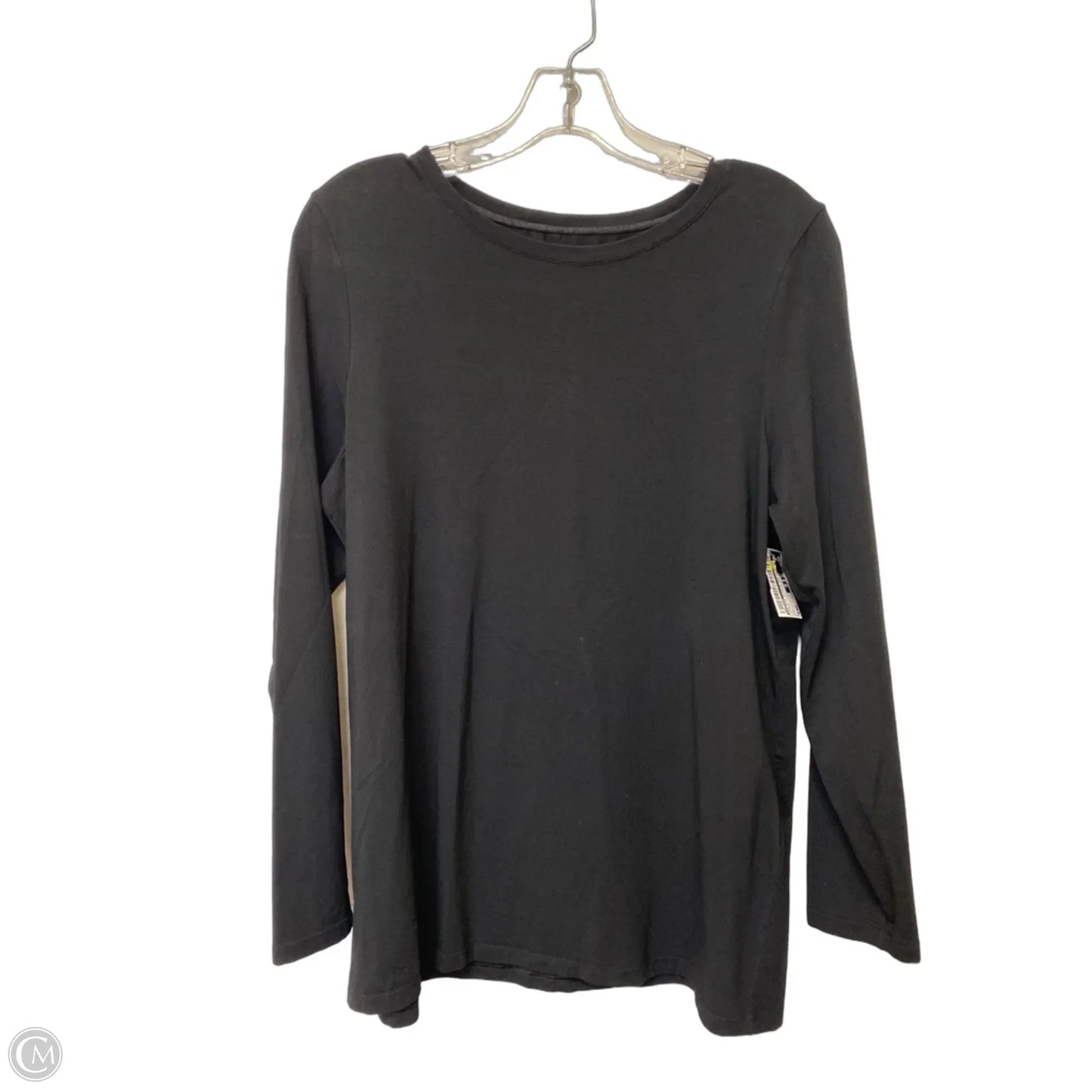 Top 3/4 Sleeve Basic By Chicos In Black, Size: 2