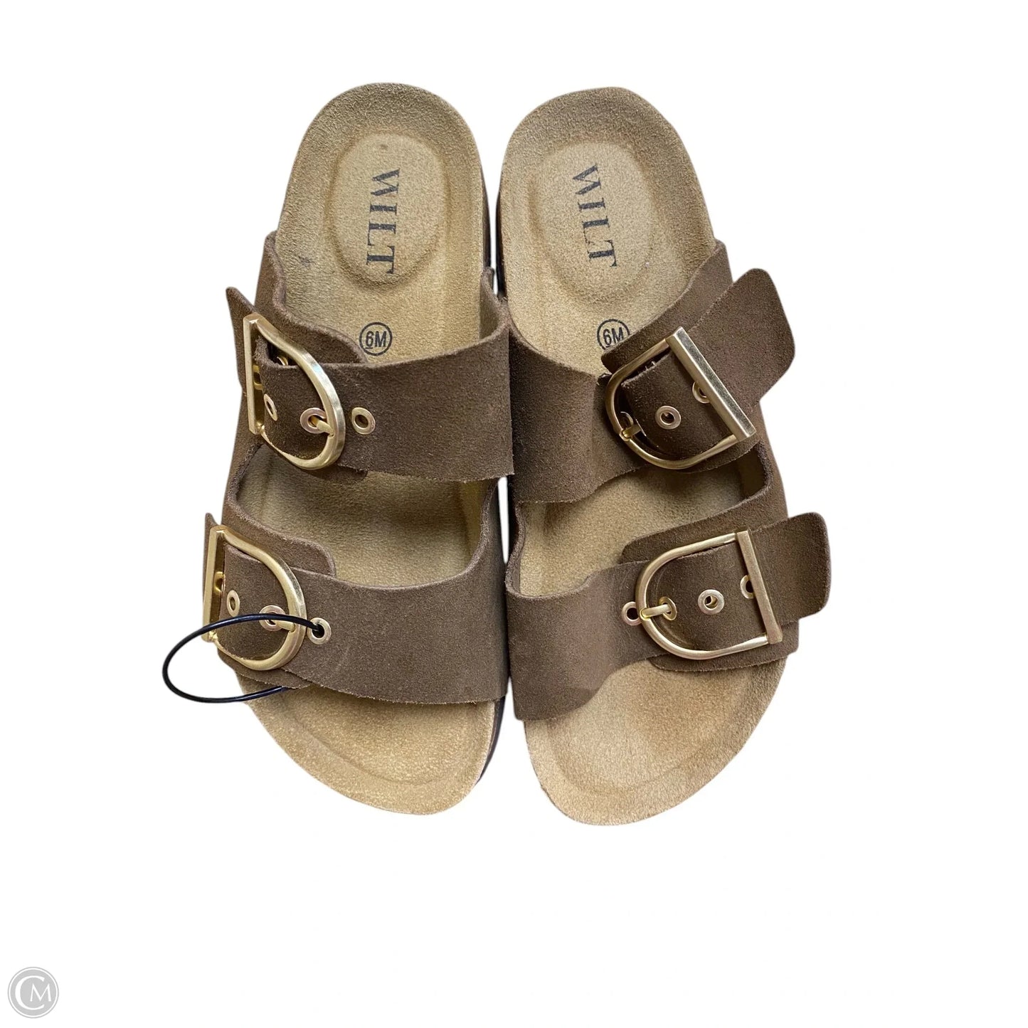 Sandals Flats By Wilt In Brown, Size: 6