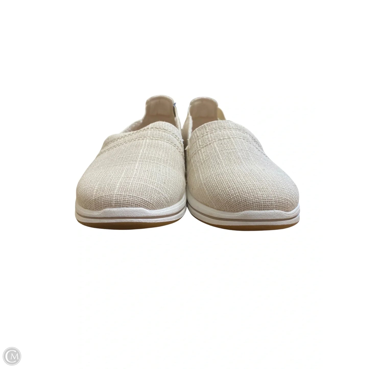 Shoes Flats By Clarks In Cream, Size: 8.5