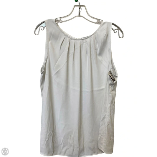 Top Sleeveless By White House Black Market In White, Size: L