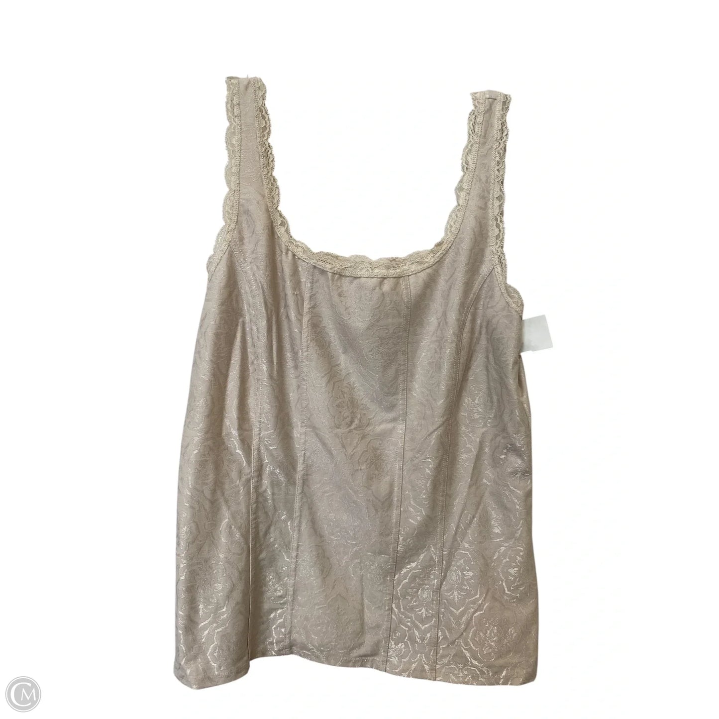 Top Sleeveless By White House Black Market In Beige, Size: L
