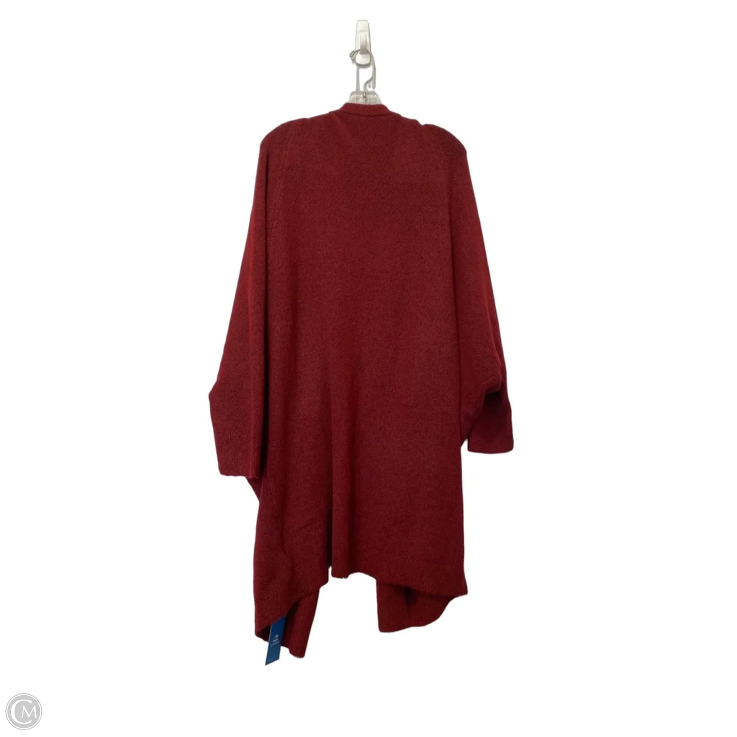 Sweater Cardigan By Cupshe In Maroon, Size: M