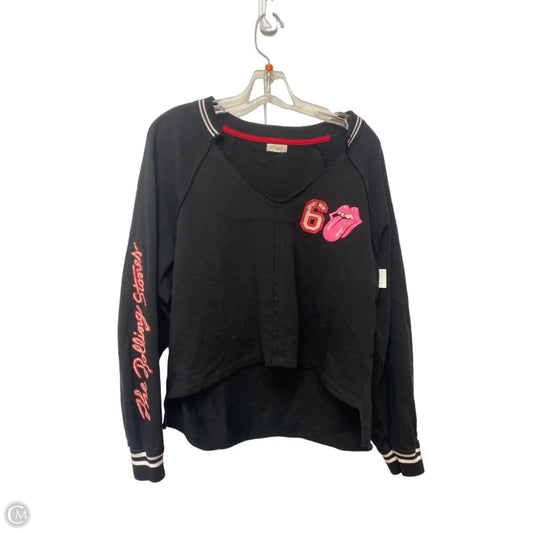 Top Long Sleeve By Pilcro In Black, Size: S