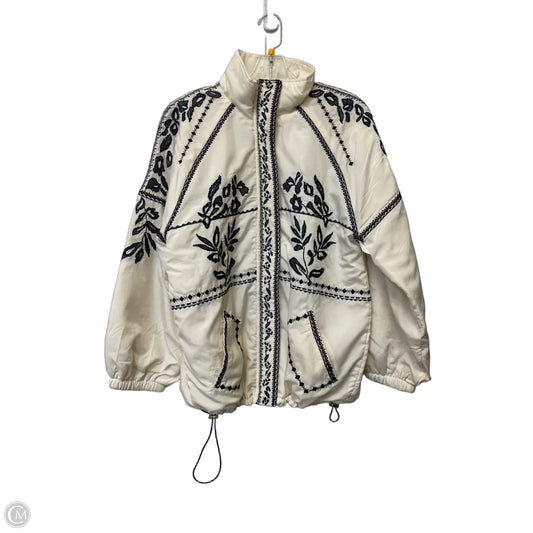 Coat Puffer & Quilted By Anthropologie In Cream, Size: Xs