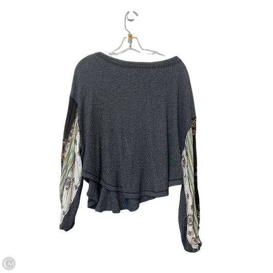Top Long Sleeve By We The Free In Grey, Size: Xs