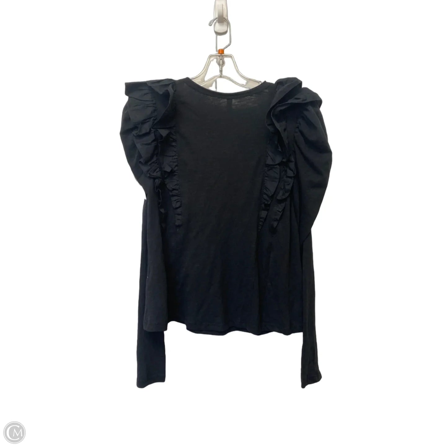 Top Long Sleeve By Anthropologie In Black, Size: Xs