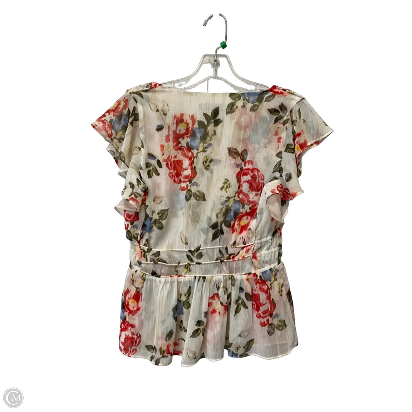 Top Sleeveless By White House Black Market In Floral Print, Size: Xs