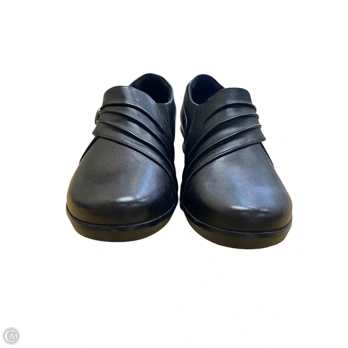 Shoes Flats By Clarks In Black, Size: 6.5