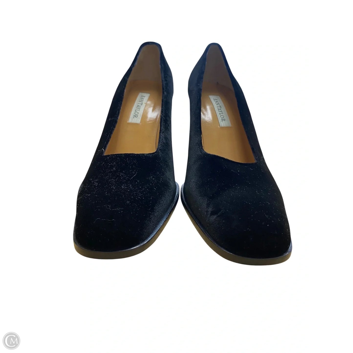Shoes Heels Block By Ann Taylor In Black, Size: 6.5
