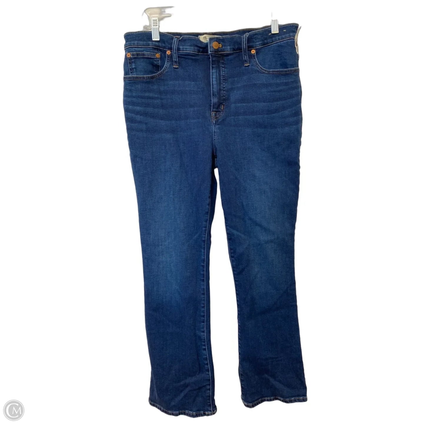 Jeans Straight By Madewell In Blue Denim, Size: 12l