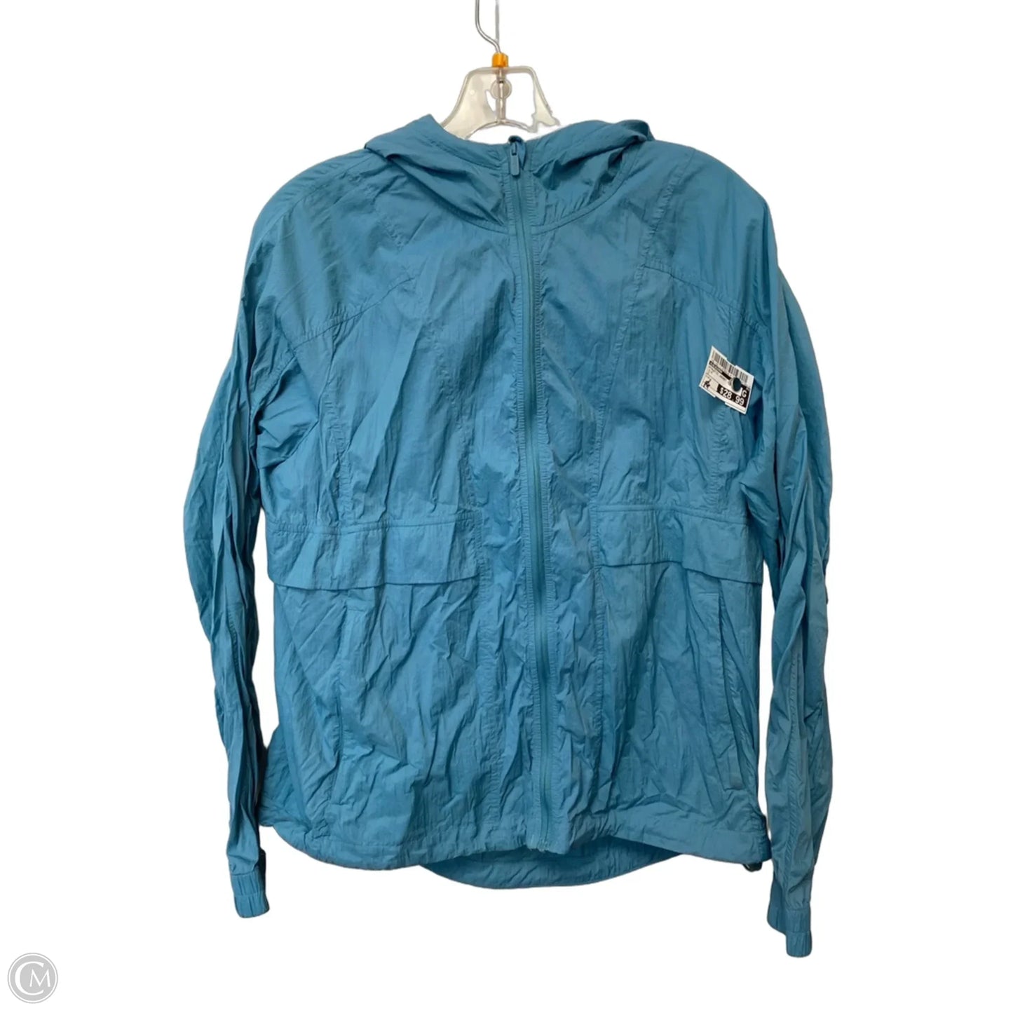 Athletic Jacket By Lululemon In Blue, Size: 8
