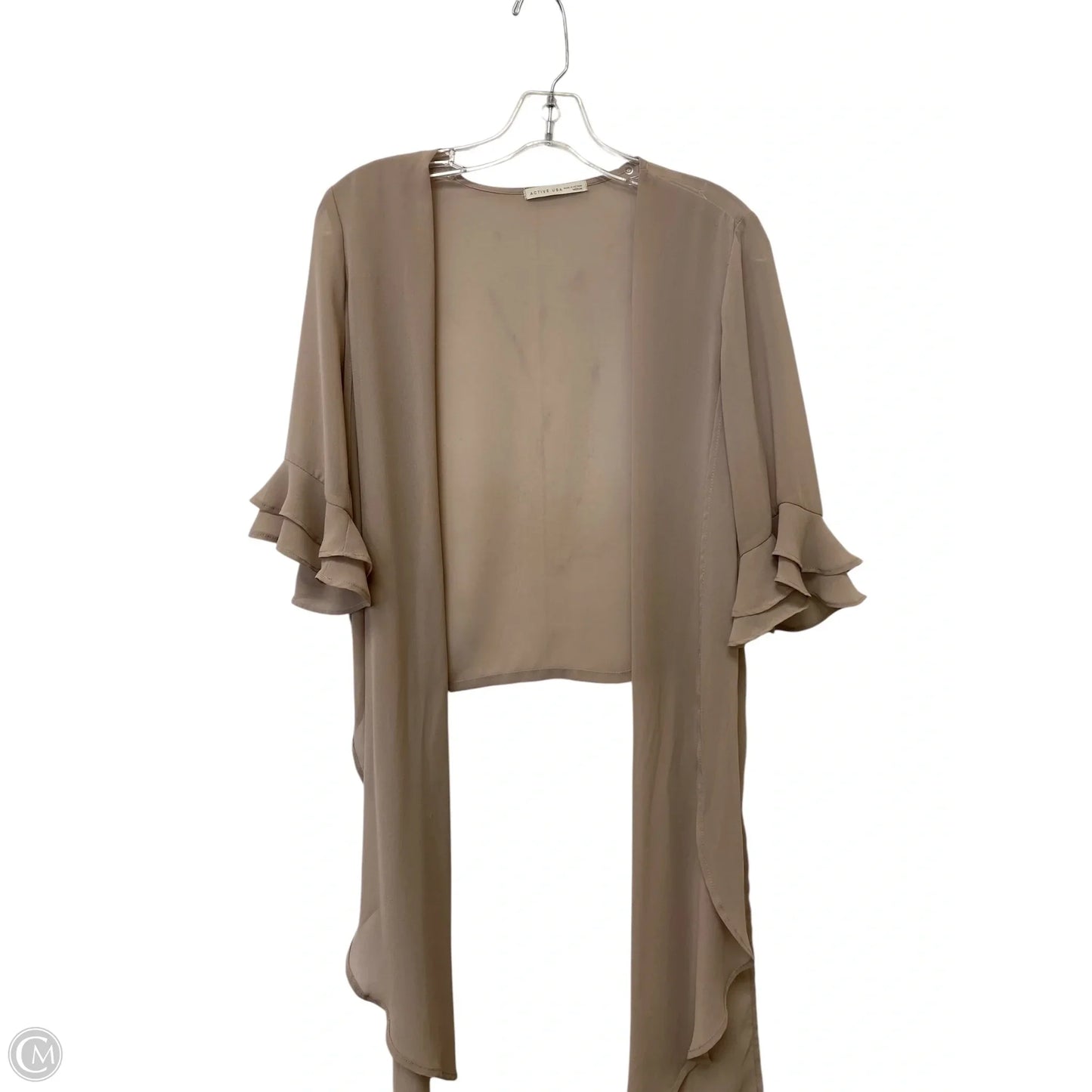 Shawl By Active Usa In Tan, Size: M