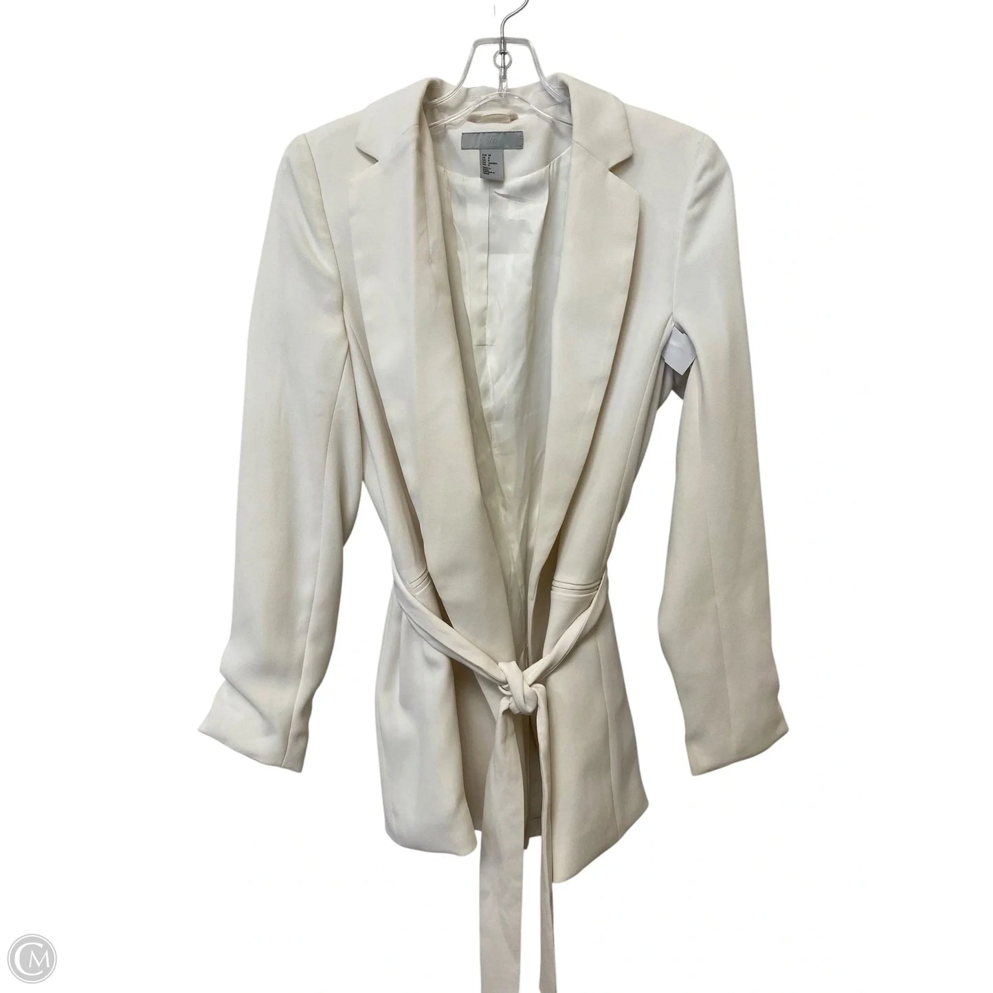 Blazer By H&m In Cream, Size: M