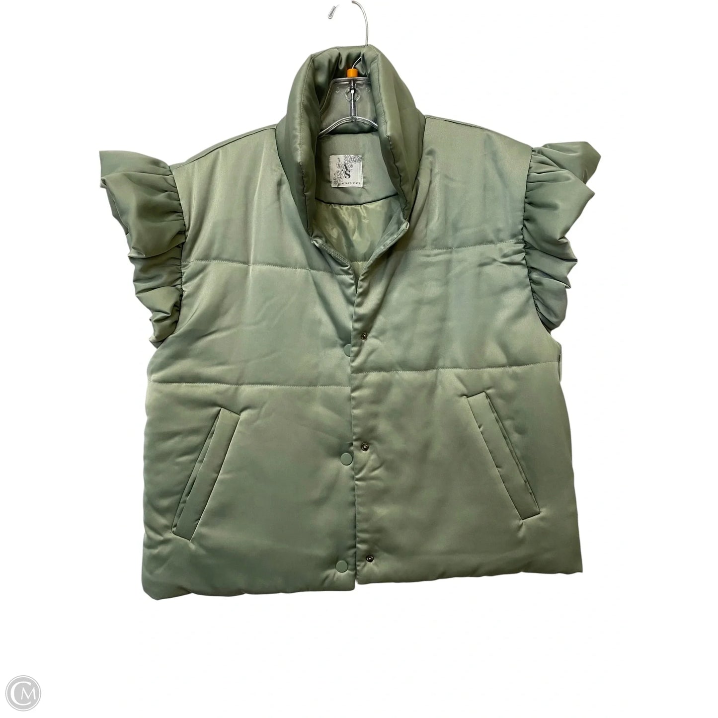 Jacket Denim By Altard State In Green, Size: S