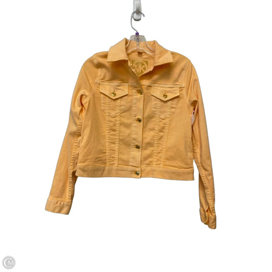 Jacket Designer By Michael Kors In Orange, Size: S