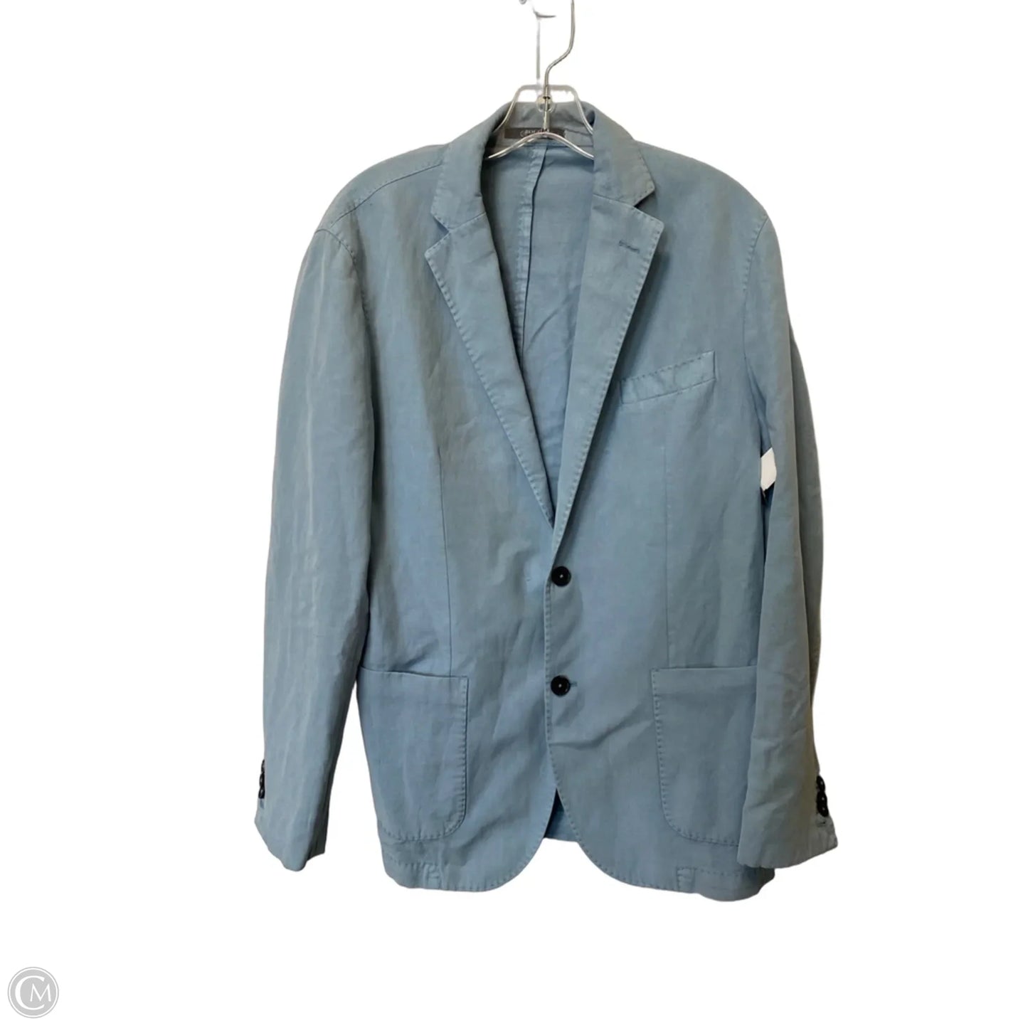 Blazer By Clothes Mentor In Blue, Size: L