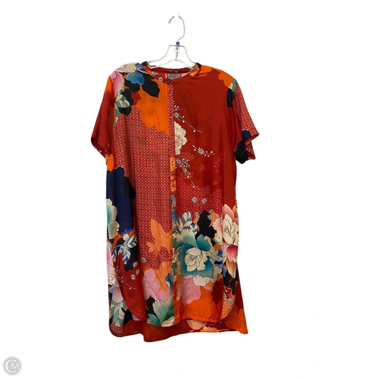 Dress Casual Short By Johnny Was In Multi-colored, Size: L