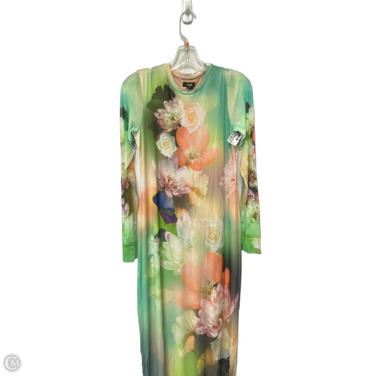 Dress Party Long By Anthropologie In Multi-colored, Size: L