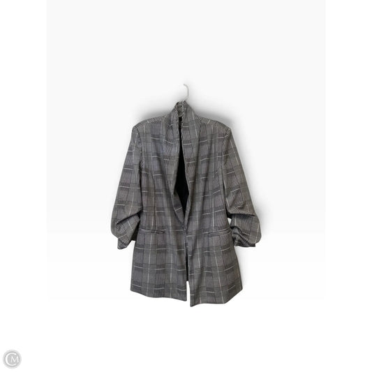 Blazer By Clothes Mentor In Black & White, Size: M