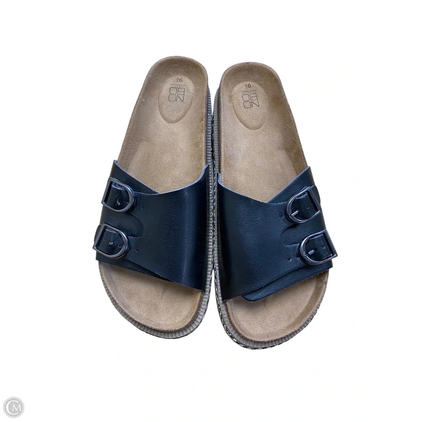 Sandals Heels Platform By No Boundaries In Black, Size: 9.5