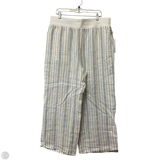 Pants Linen By Soft Surroundings In Striped Pattern, Size: Xl
