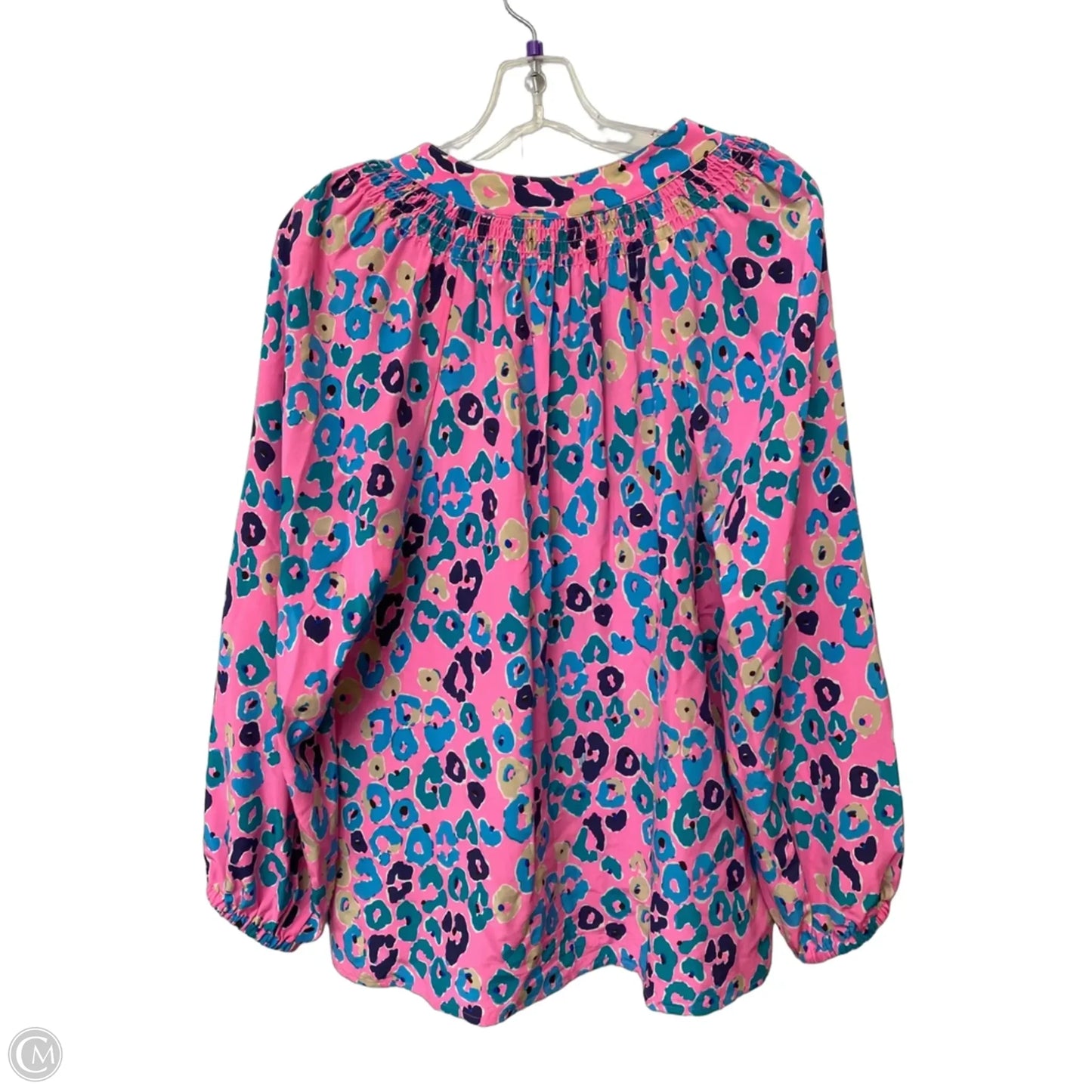 Top Long Sleeve Designer By Lilly Pulitzer In Pink, Size: L
