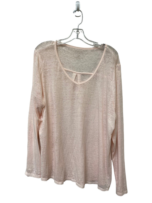 Top Long Sleeve Basic By Sonoma  Size: 2x