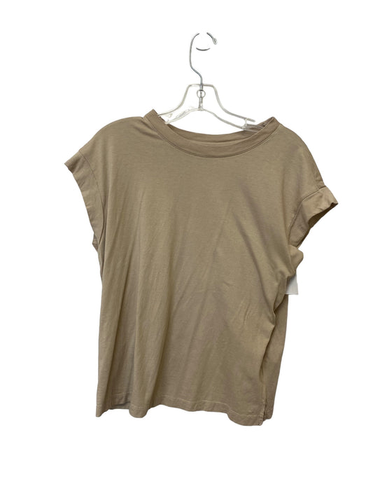Tan Top Short Sleeve Basic A New Day, Size M