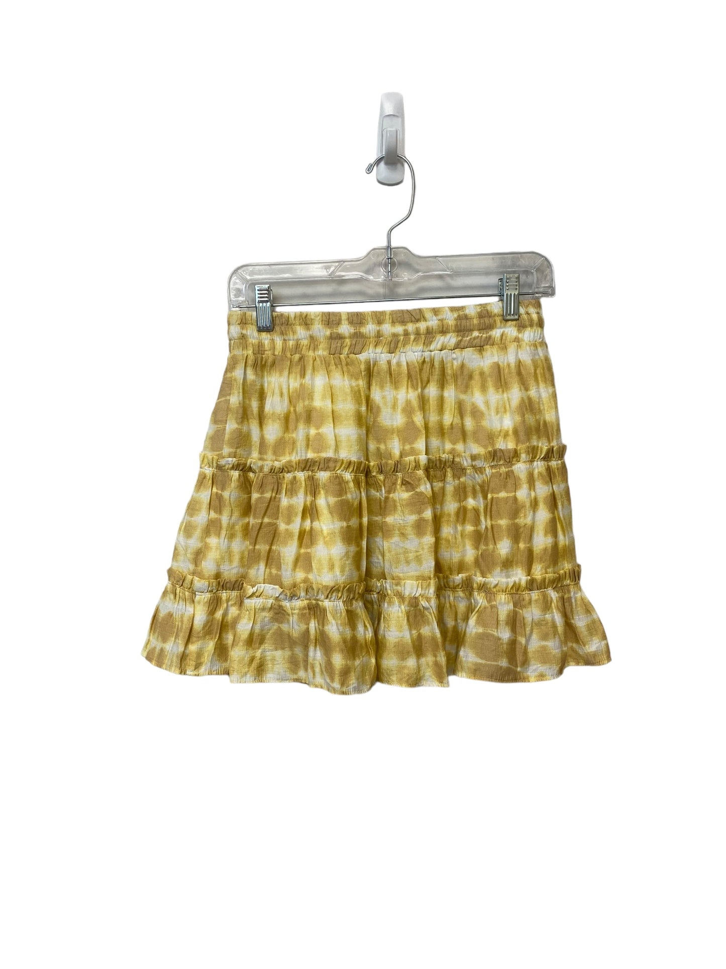 Yellow Skirt Mini & Short Clothes Mentor, Size M