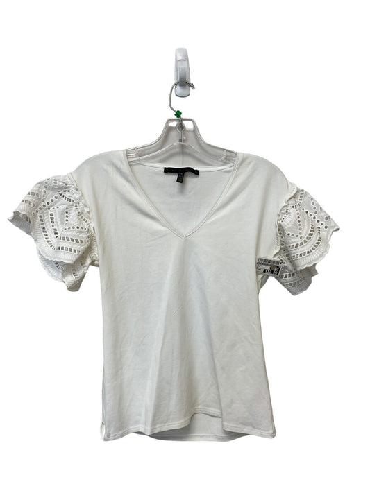 White Top Short Sleeve White House Black Market, Size Xxs