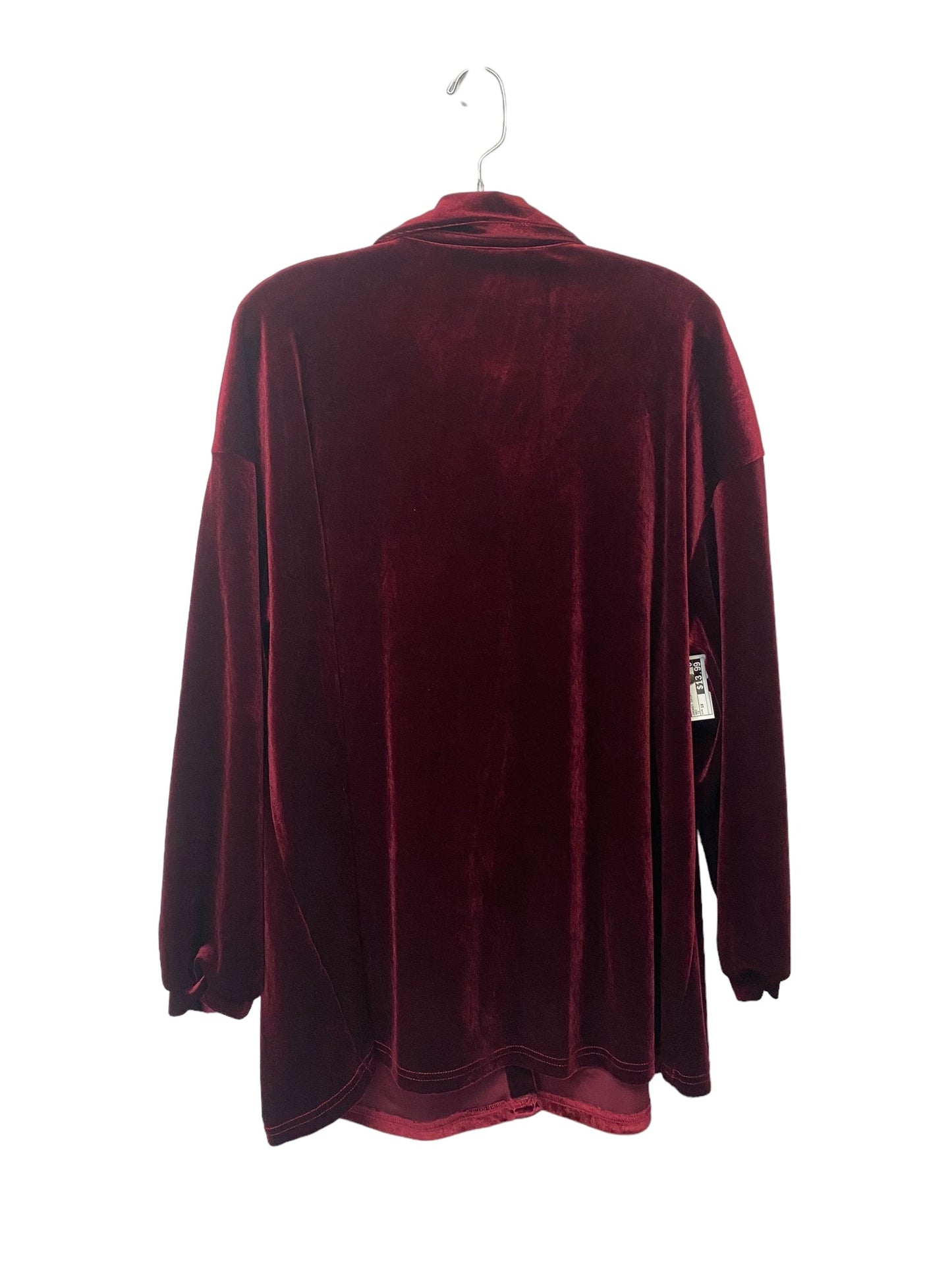 Red Jacket Shirt Shein, Size 1x
