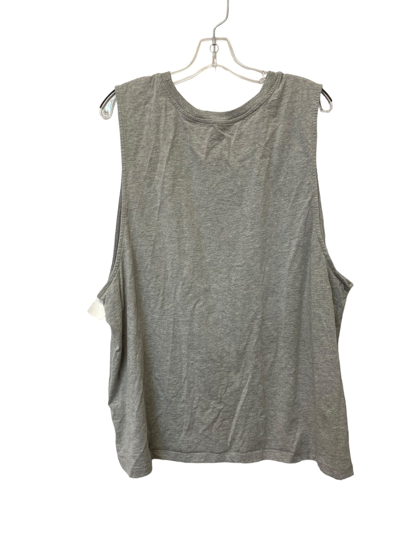 Athletic Tank Top By Fabletics In Grey, Size: 2x