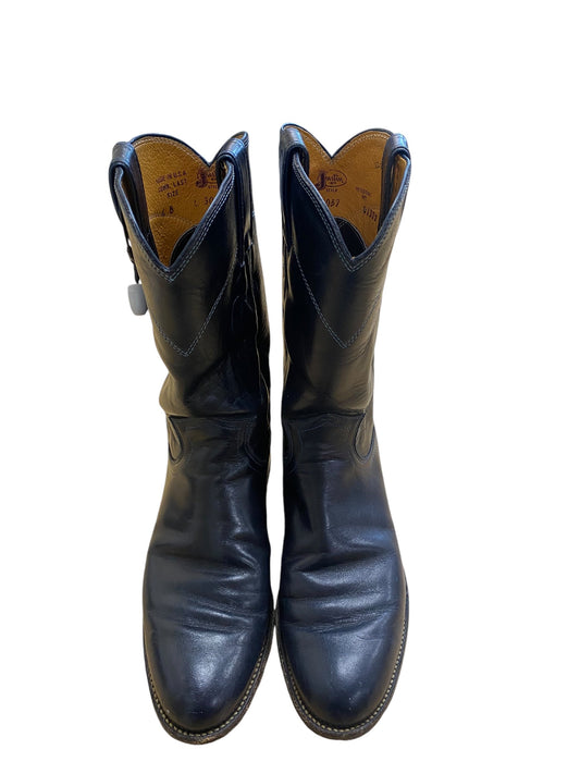 Boots Western By Justin In Navy, Size: 6