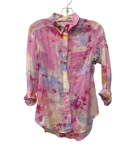 Top Long Sleeve By Pilcro In Pink, Size: Xs