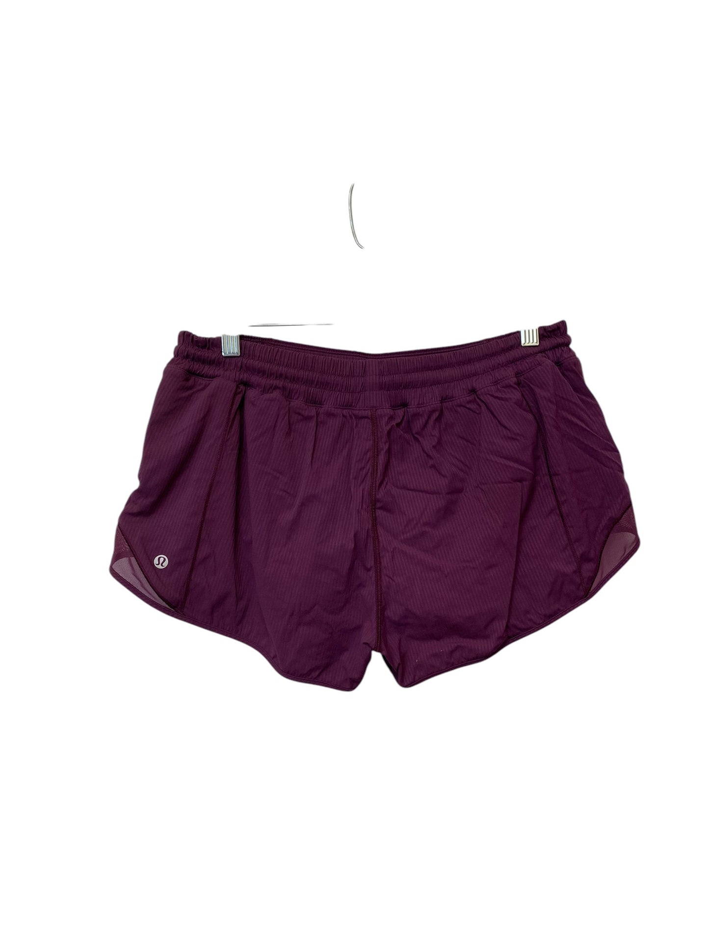 Athletic Shorts By Lululemon In Purple, Size: 12