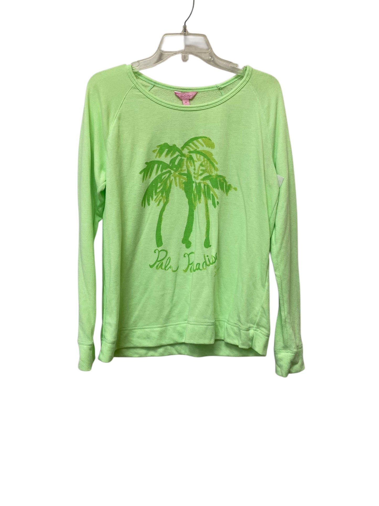 Top Long Sleeve By Lilly Pulitzer In Green, Size: M